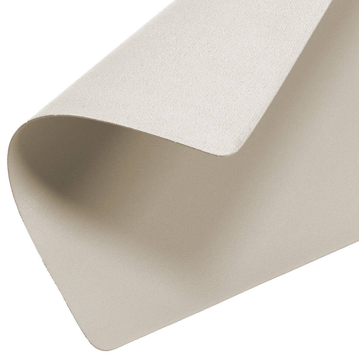 Platzset, Kunstleder, creme ca. 45 x 30 cm-4