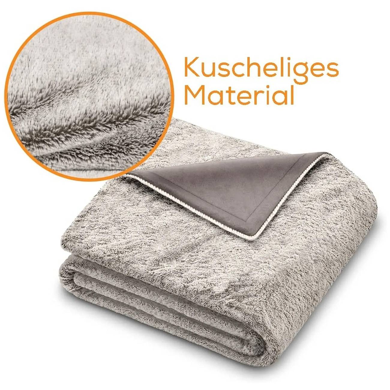 beurer HD150 Nordic Heizdecke nordic taupe 150 W 43105-1