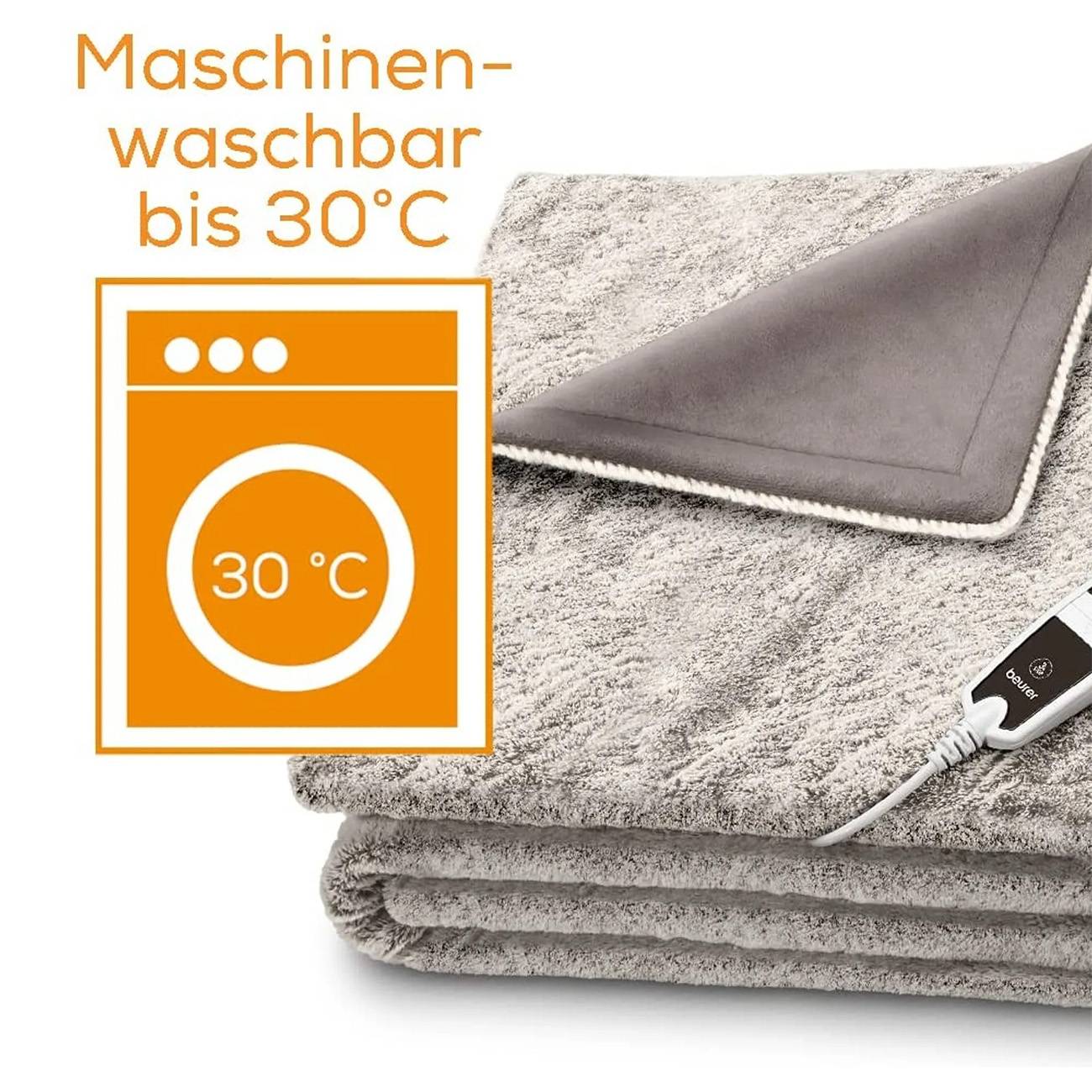 beurer HD150 Nordic Heizdecke nordic taupe 150 W 43105-3