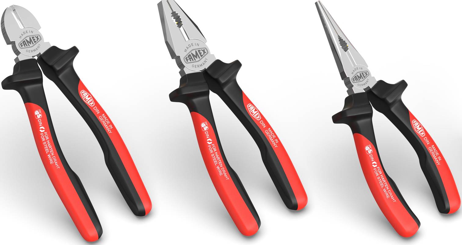 FAMEX 3956-3 Hochwertiger Zangen Satz aus deutscher Produktion - 3-tlg.-0