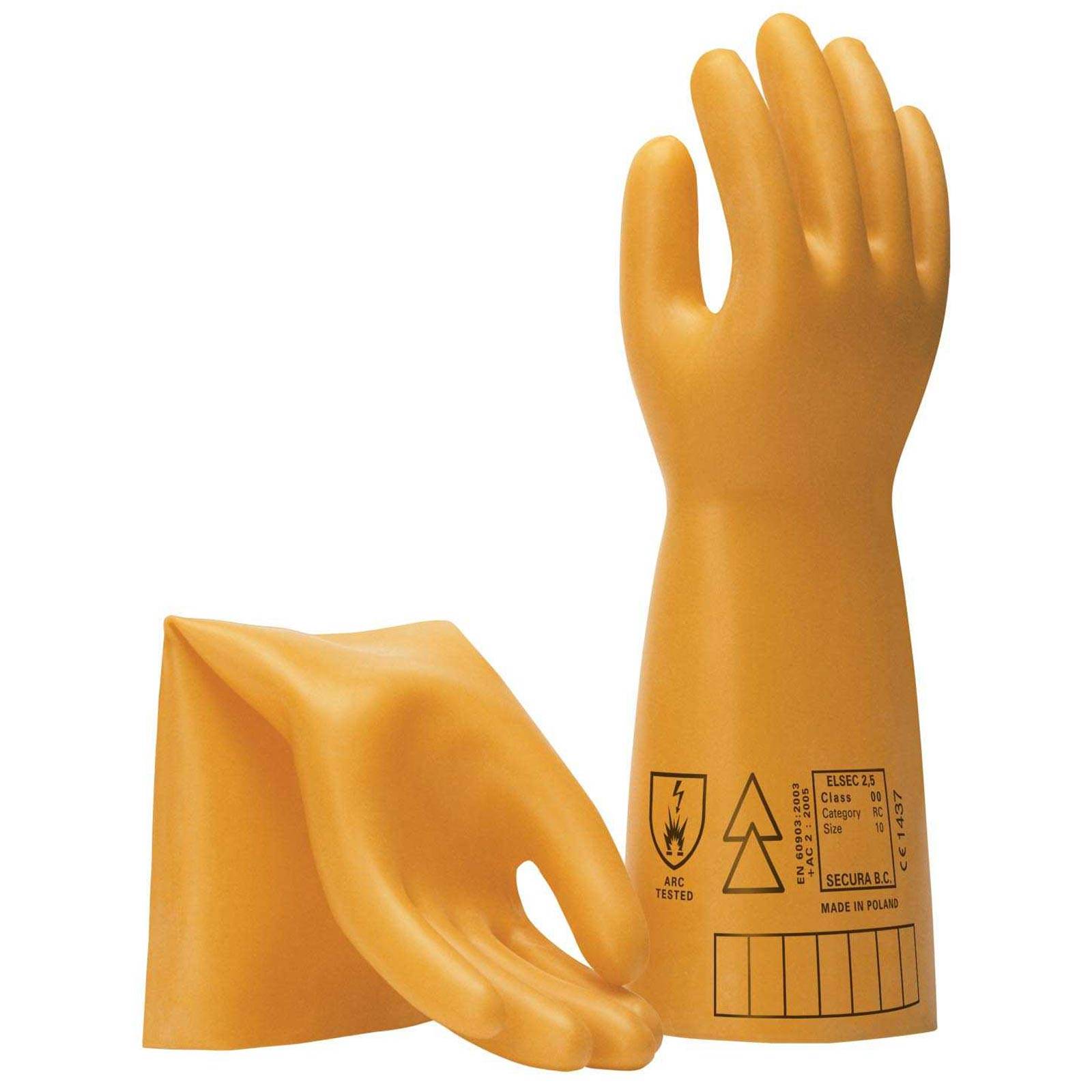 tprosafe Elektriker Handschuhe 500 Volt - Größe:9-0