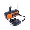 Emissimo Tec Fono Two Notfallradio Kurbelradio Solarradio Powerbank Taschenlampe USB-C Orange