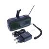 Emissimo Tec Fono Two Notfallradio Kurbelradio Solarradio Powerbank Taschenlampe USB-C Grün