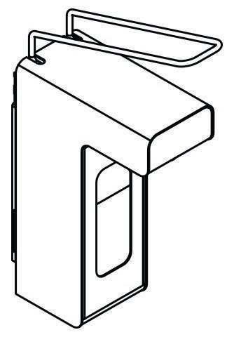 HEWI Desinfektions- und Seifenspender, 500ml, Edelstahl matt geschliffen-4