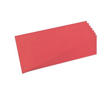 Herlitz Trennstreifen 10837565 23x12cm gelocht rt 100 St./Pack.-0