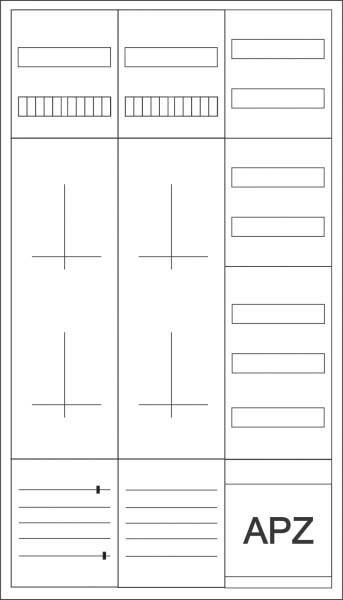 Eaton Zähler-Komplettschrank ZSD-4ZV-1400/APZ-0
