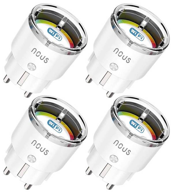 Nous A1 Smarte Steckdose, WLAN, 4er Set
