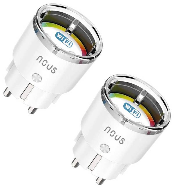Nous A1 Smarte Steckdose, WLAN, 2er Set