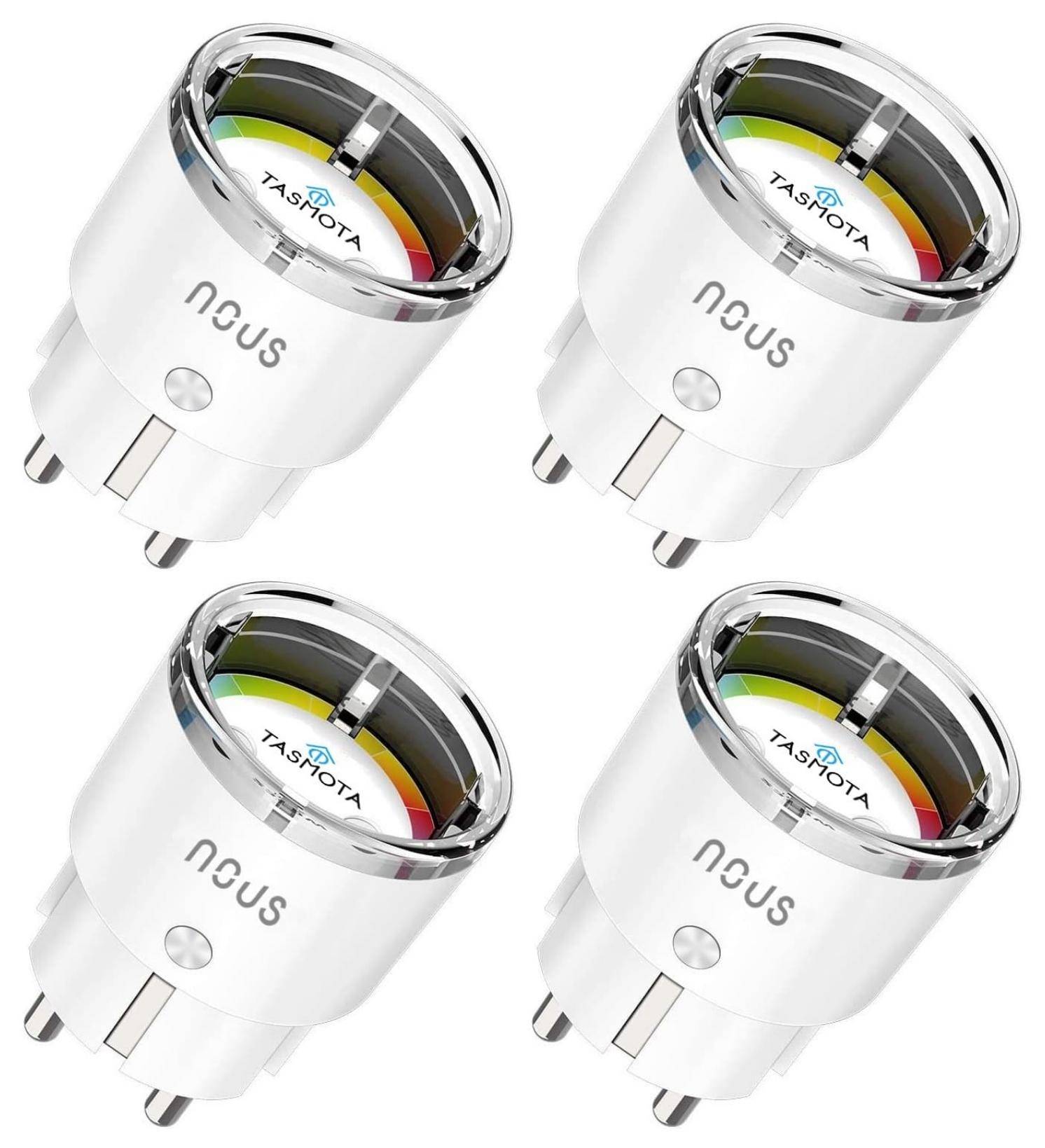 Nous A1T Smarte Steckdose, Tasmota Firmware, WLAN, 4er Set-0