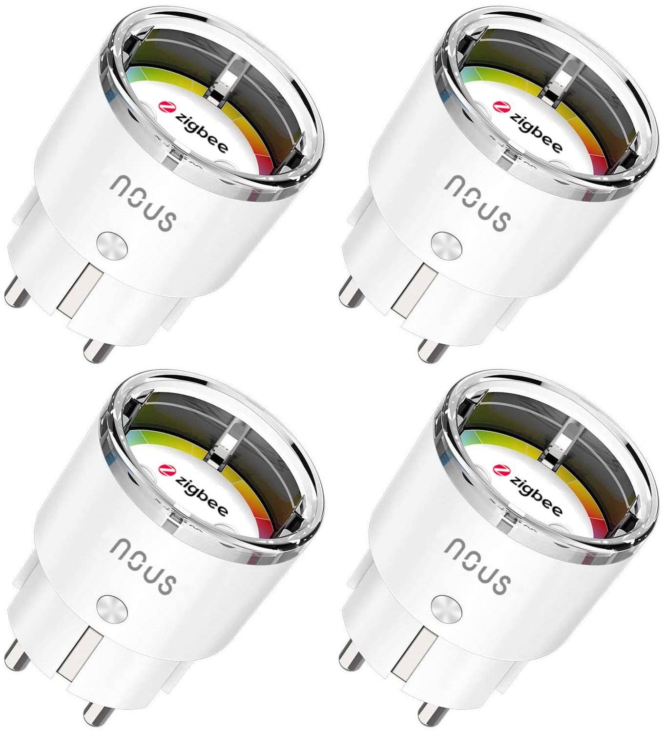 Nous A1Z Smarte Steckdose, ZigBee, 4er Set-0