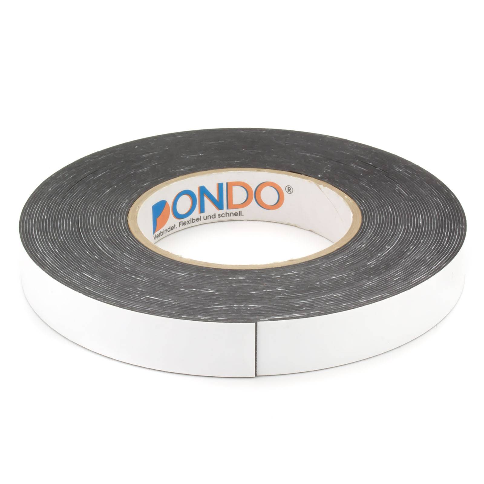 Doppelseitiges Schaumstoff Klebeband schwarz 19mm x 14m