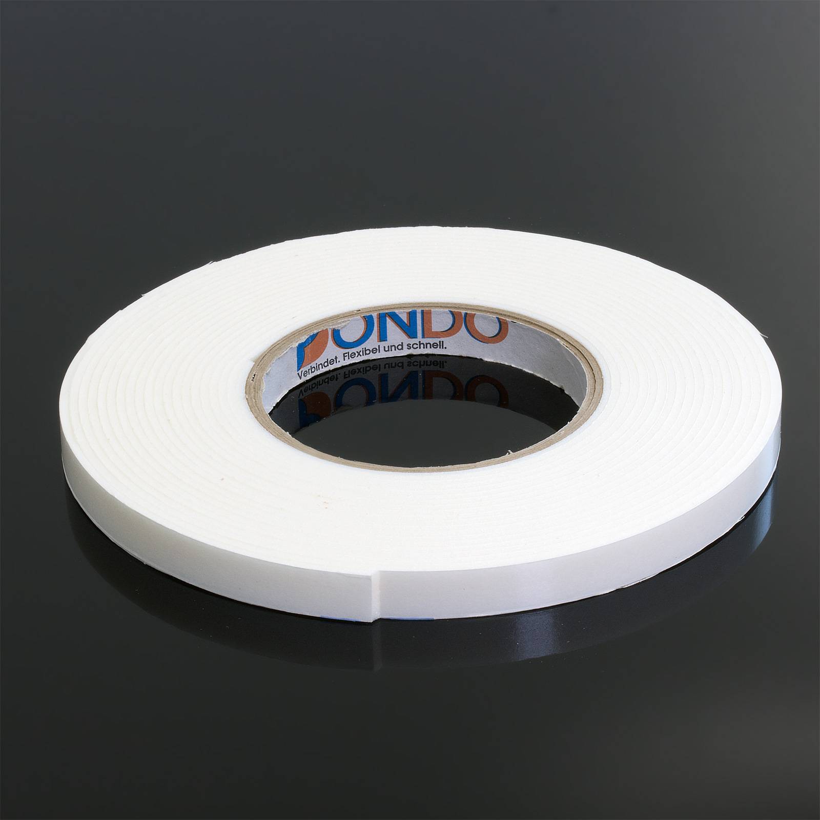 Schaumstoff-Klebeband doppelseitig weiß 12mm x 7m-0