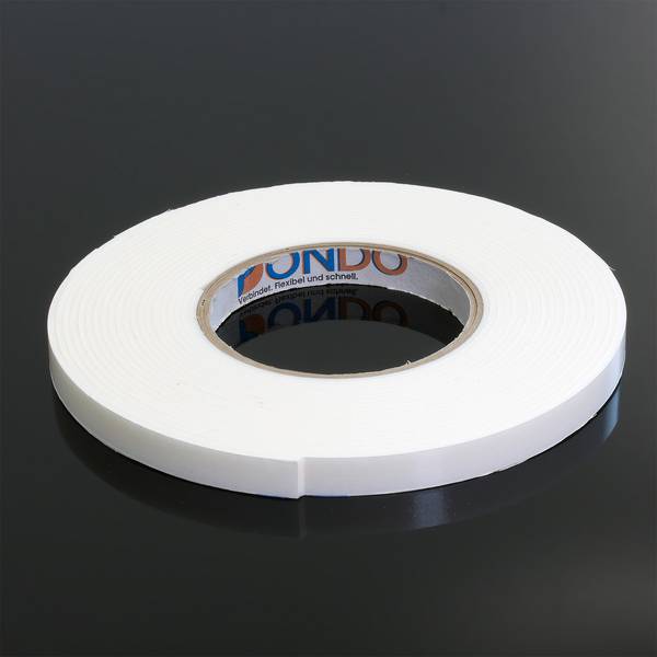 Schaumstoff-Klebeband doppelseitig weiß 12mm x 7m