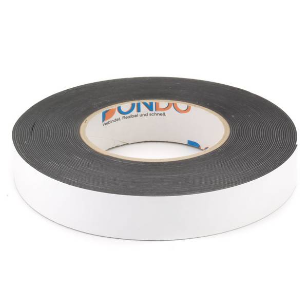 Doppelseitiges Schaumstoff Klebeband schwarz 25mm x 14m