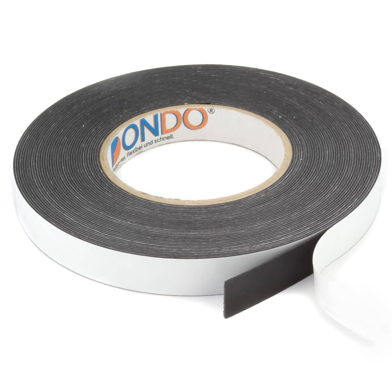 Doppelseitiges Schaumstoff Klebeband schwarz 25mm x 14m-1