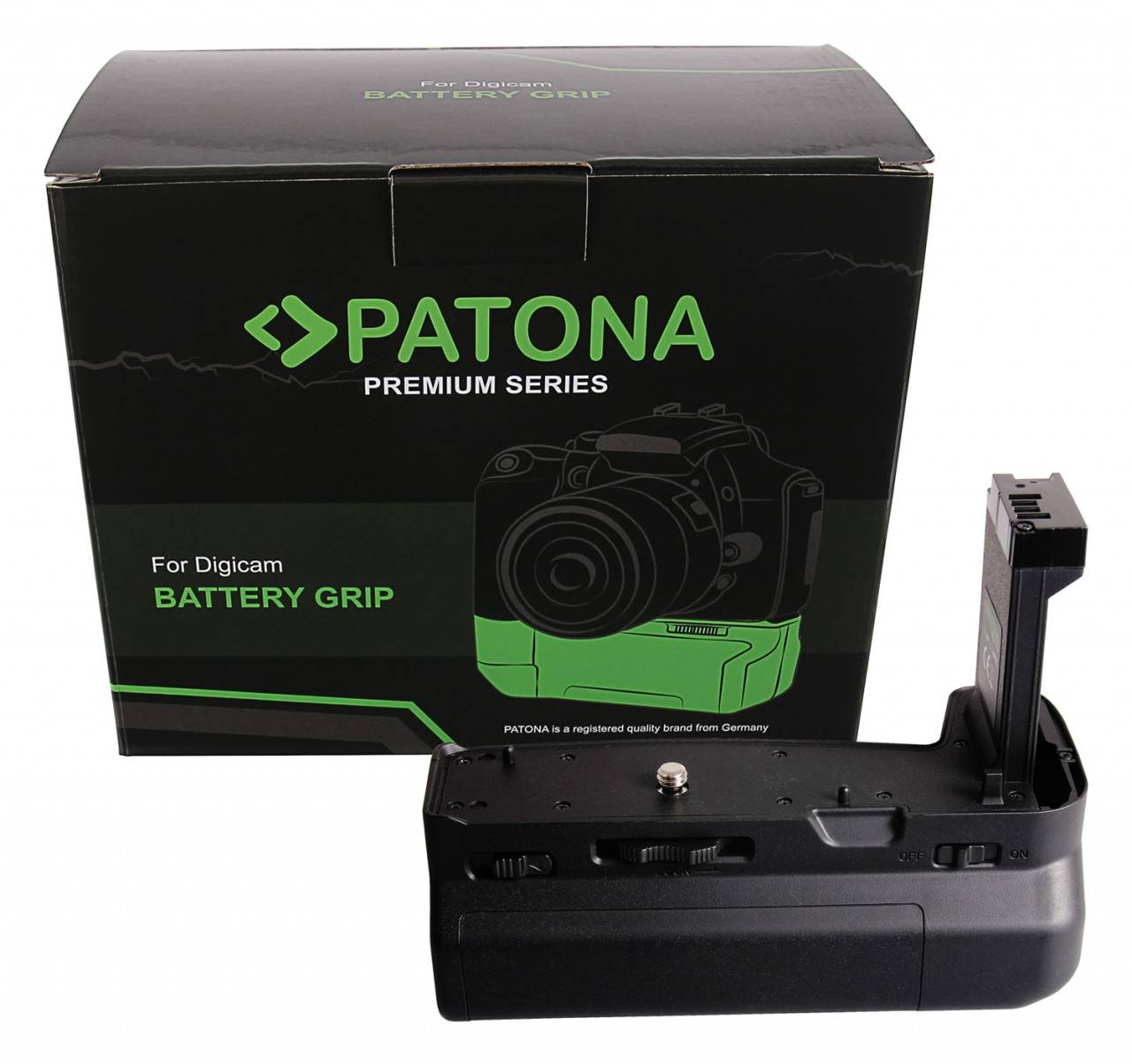 PATONA Premium Batteriegriff für Canon EOS-RP für 2 LP-E17 Akkus mit Fernbedienung-0
