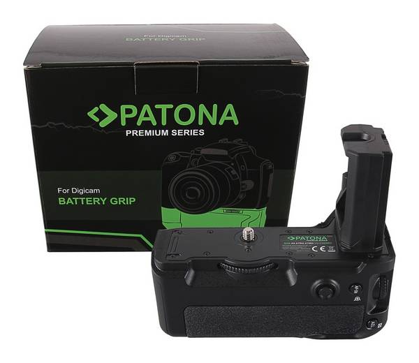 PATONA Premium Batteriegriff f. Sony Alpha A7MIII A7RIII A7III A9 VG-C3EM f. 2 x NP-FZ100 Akkus in