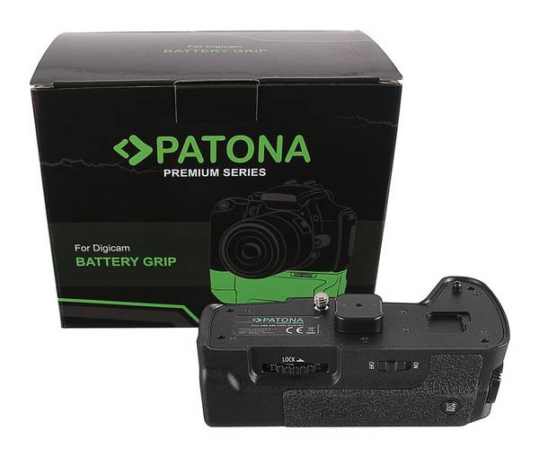 PATONA Premium Batteriegriff f. Panasonic G80 G85 f. 1 x DMW-BLC12 Akku inkl. Fernbedienung 2,4G