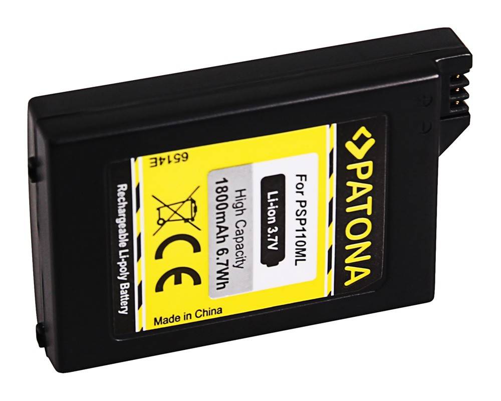 PATONA Akku f. Sony PSP110ML PlayStation PSP Portable PSP-1000 PSP-1000G1 PSP1-0