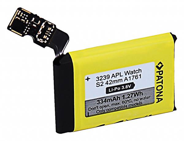 PATONA Akku f. Apple Watch Serie 2 42mm A1761