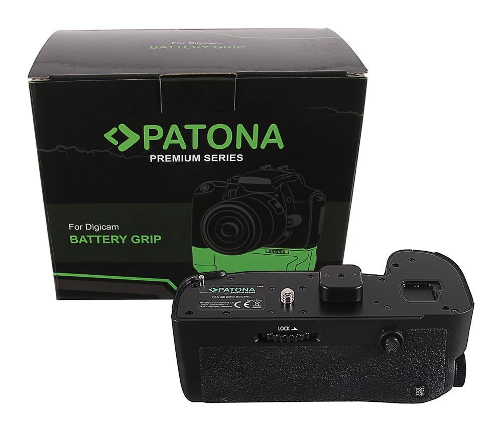 PATONA Premium Batteriegriff f. Panasonic G9 DMW-BGGH9RC f. 1 x DMW-BLF19 Akku inkl. Fernbedienung-0