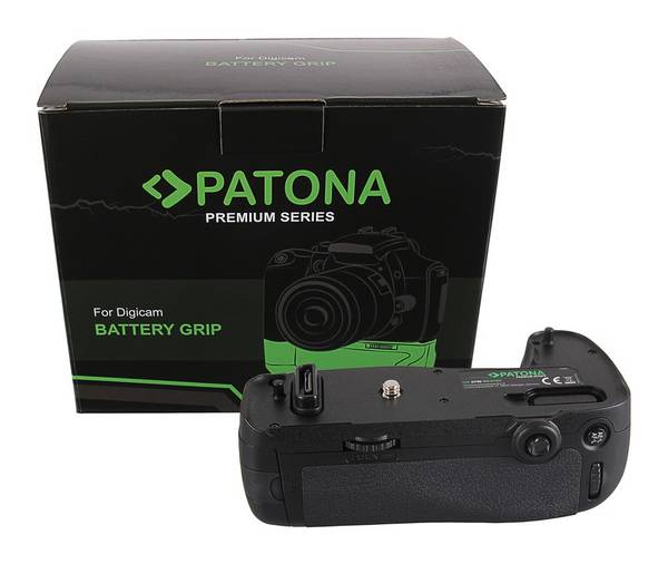 PATONA Premium Batteriegriff f. Nikon D750 MB-D16H f. 1 EN-EL15 Akku inkl. IR Fernbedienung