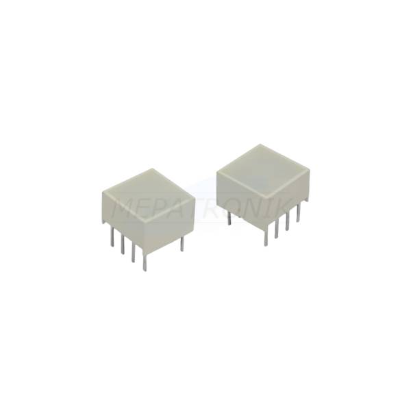KB-2655EW LED8.89MMX8.89MM WEISS DIFFUS LIGHT BAR LEUCHTDIODE ROT THT Kingbright | Set 50 Stück