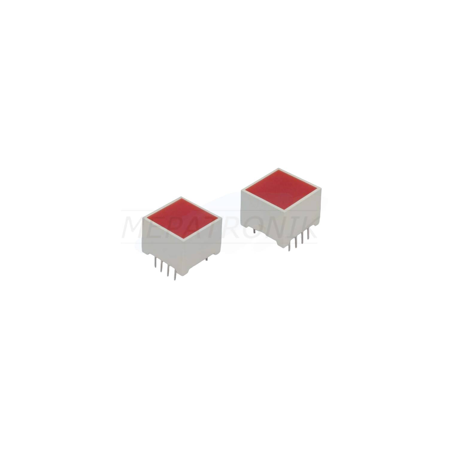 KB-2655ID LED8.89MMX8.89MM ROT LIGHT BAR LEUCHTDIODE THT Kingbright | Set 50 Stück-0