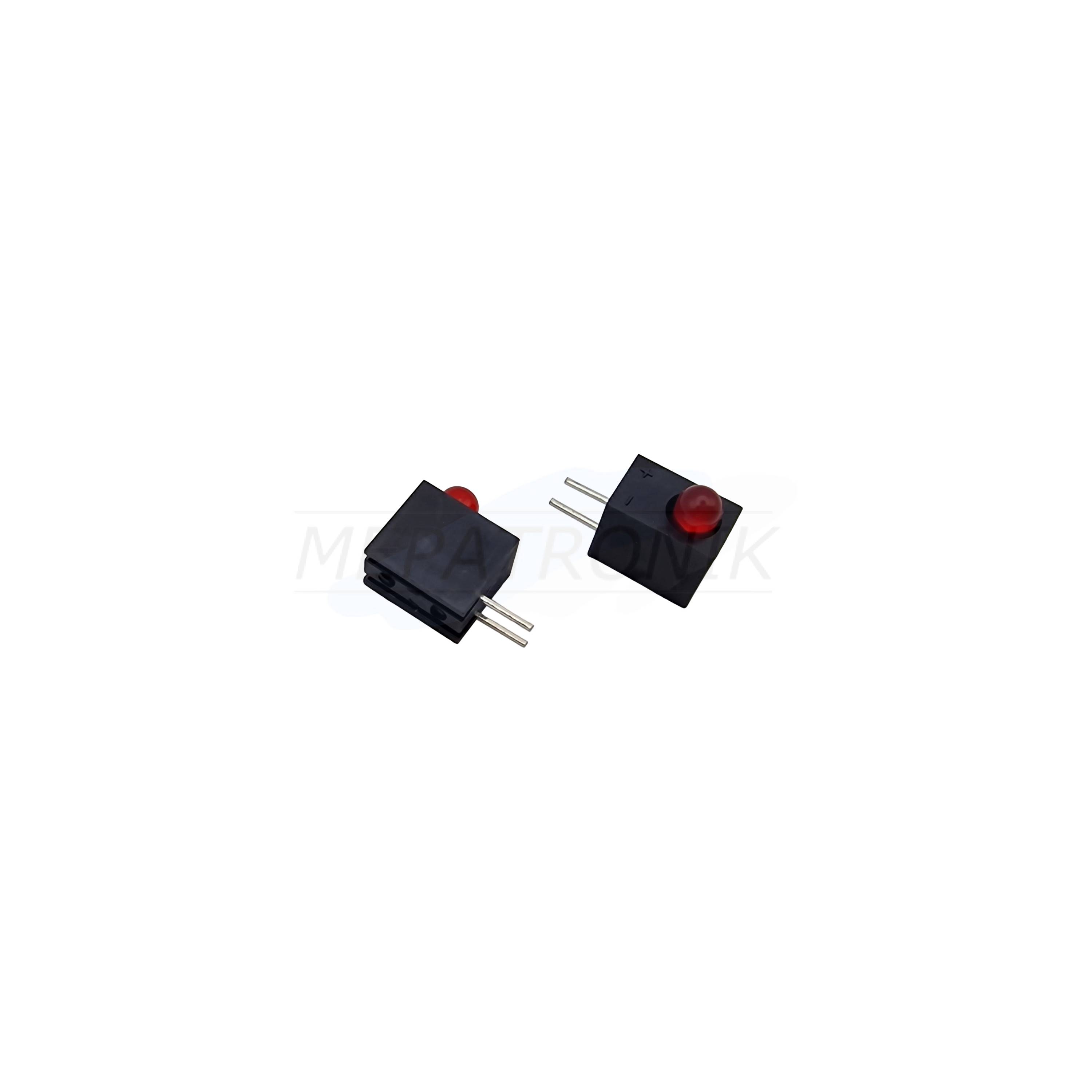 L-710A8EW/1ID LED3MM ROT KUNSTSTOFFBLOCK SINGLE-LEVEL LEUCHTDIODE THT Kingbright | Set 500 Stück-0