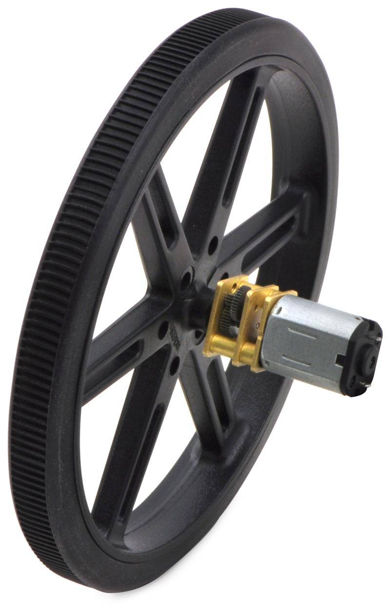 Pololu 100:1 Micro Metal Gearmotor HP 6V with Extended Motor Shaft-4