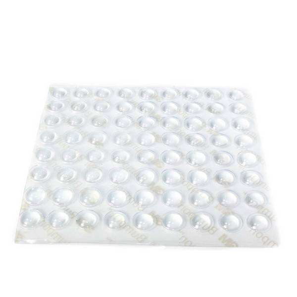 3M SJ5302 Bumpon Elastikpuffer transparent selbstklebend 68 Stück