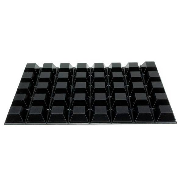 3M SJ5018 Bumpon Elastikpuffer schwarz 40 Stück
