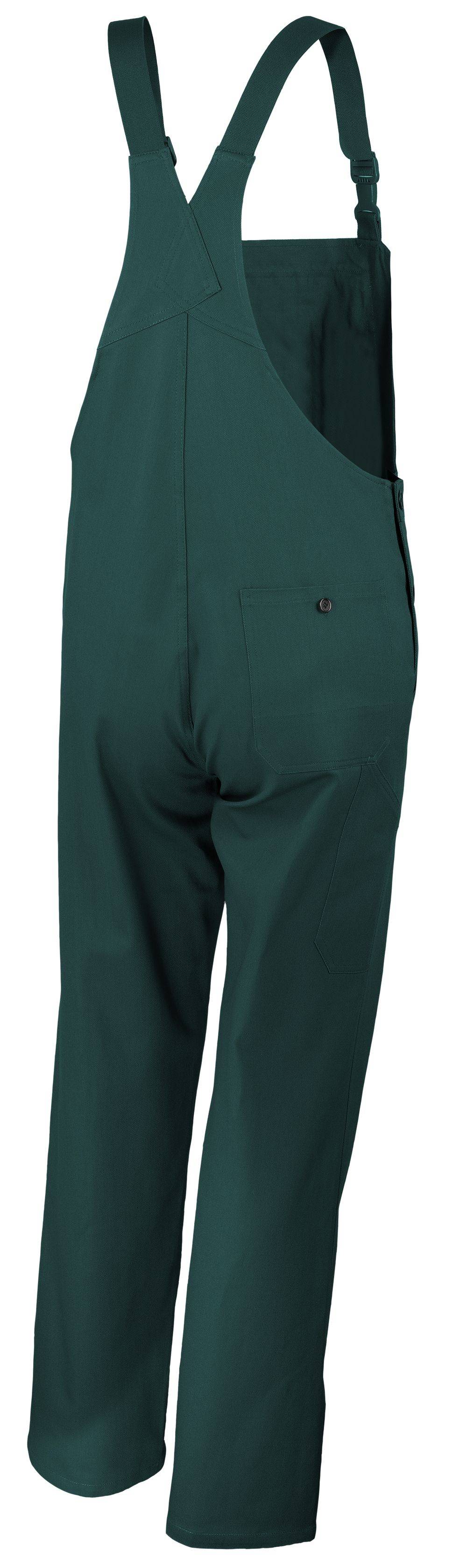 Qualitex Arbeitshose 'classic' in grün, Größe: 60 - Latzhose BW 270 g - klassischer Blaumann-1