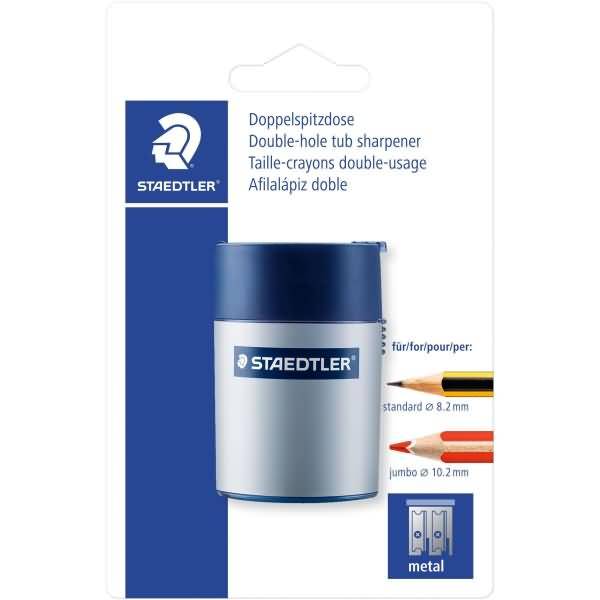 Doppelspitzdose 8,2/10,2mm silber transparent Blister-0