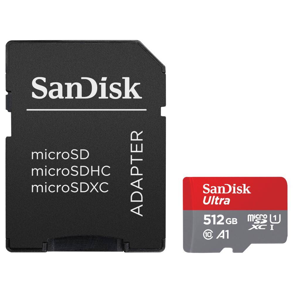 microSDXC Ultra 512GB (A1/UHS-I/Cl.10/120MB/s) + Adapter "Mobile"-1