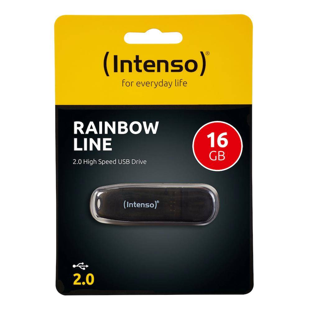 Intenso Rainbow Line - USB-Flash-Laufwerk - 16 GB - USB 2.0-1