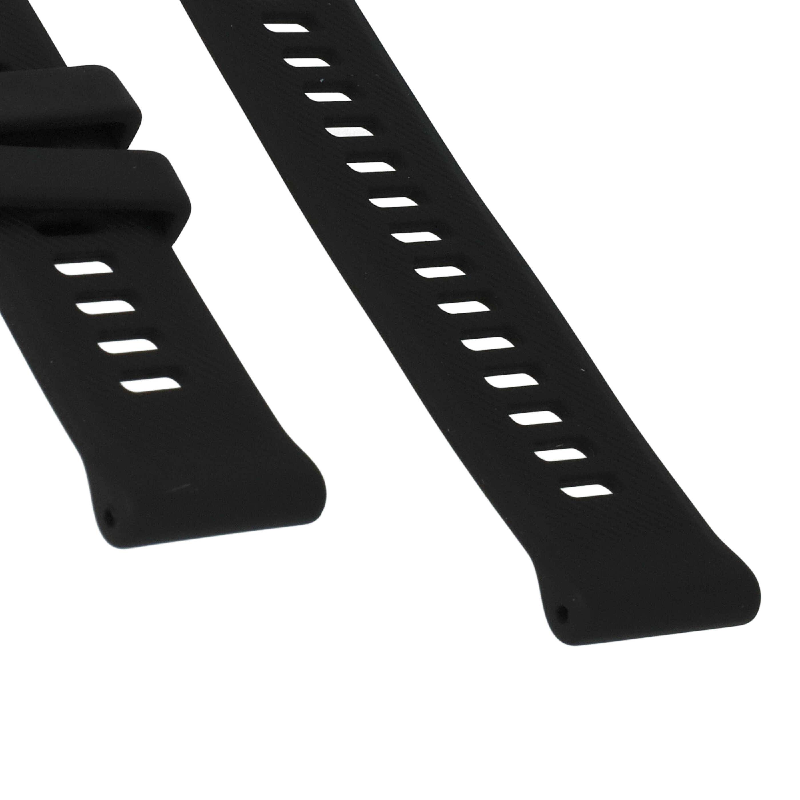 vhbw Ersatz Armband kompatibel mit Garmin Forerunner 945 LTE | 745 Fitnessuhr, Smartwatch - 9 + 12,2 cm Silikon schwarz-4