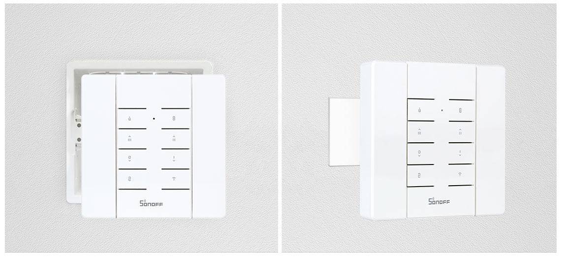Wandhalterung für die Fernbedienung Sonoff RM433-4