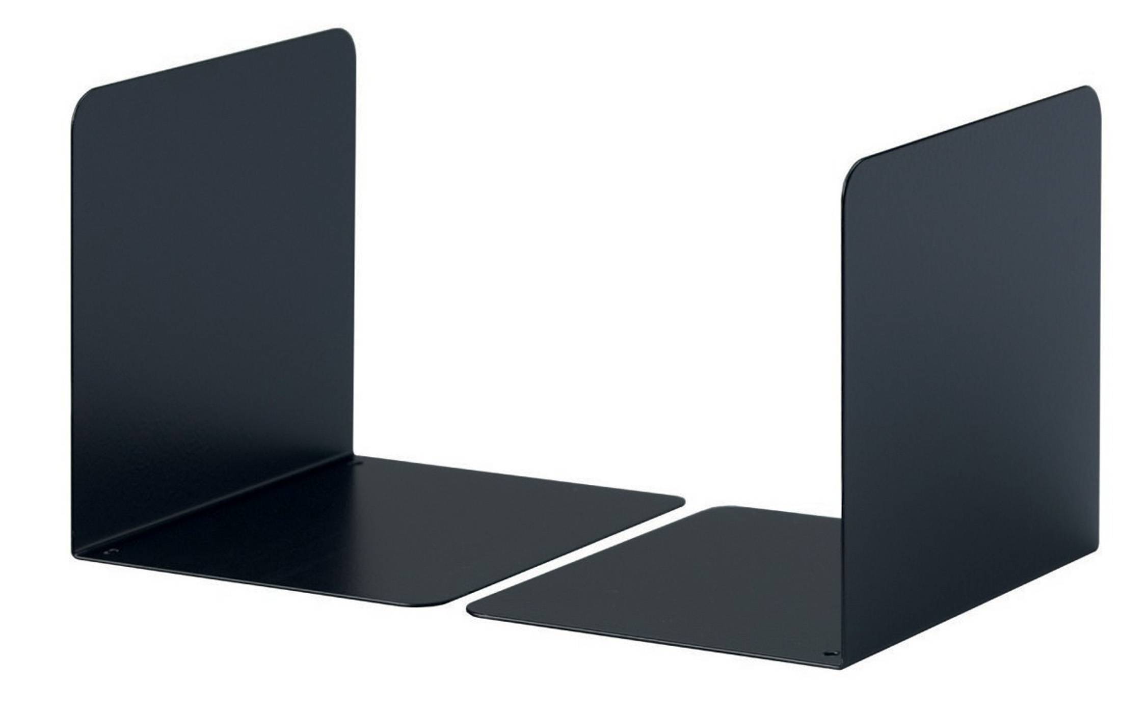 Buchstützen S HxBxT 123x130x123mm schwarz VE=2 Stück-1