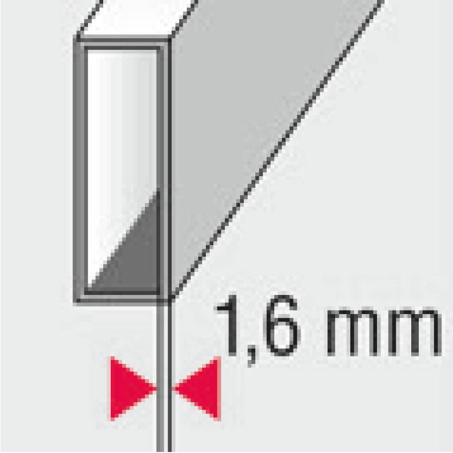Symbolbild für Leichtmetall-Wasserwaage CETATOP 37111200 Länge 200 cm