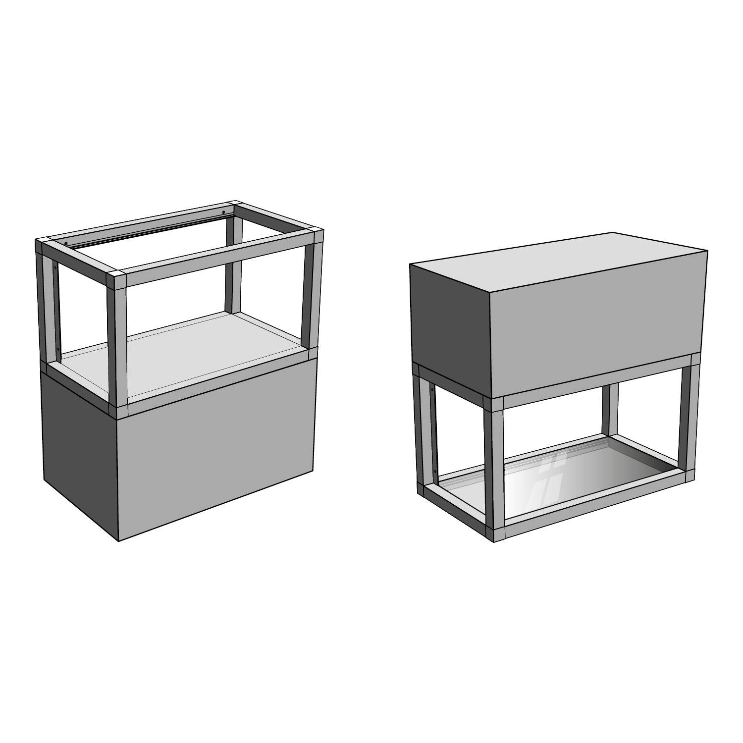 Hettich Cadro Befestigungshülse Edelstahl-1