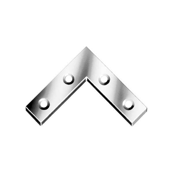 Möbel-Flachwinkel verz. 60mm Nr. 186060Z