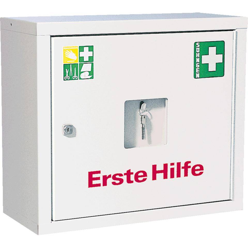 SÖHNGEN® Sanitätswandschrank Addition, leer, weiß, Stahlblech, 490x420x200mm-0