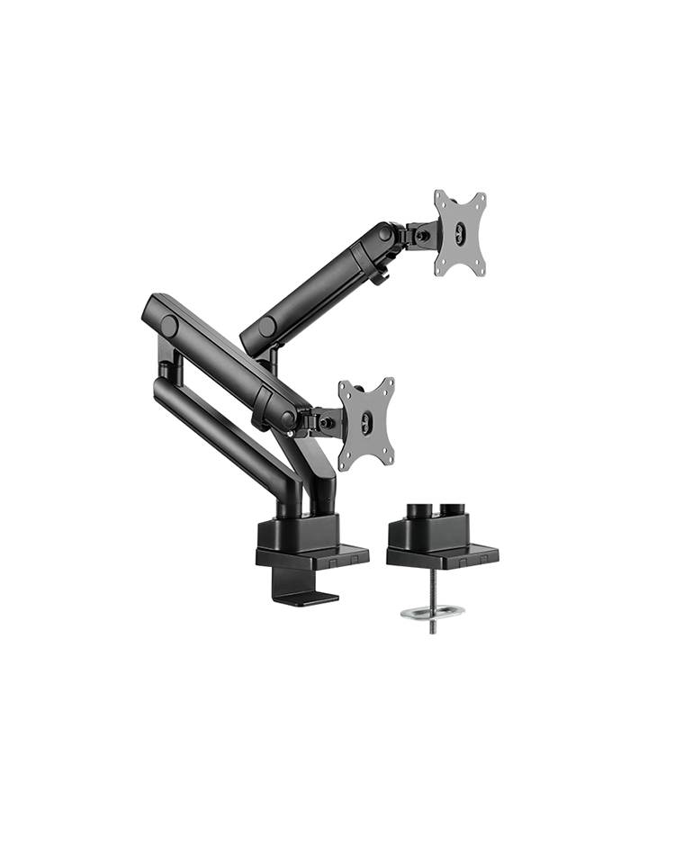 IB-MS314-T, Monitorständer mit Tischhalterung für zwei Monitore bis zu 32’’ (81 cm)-5