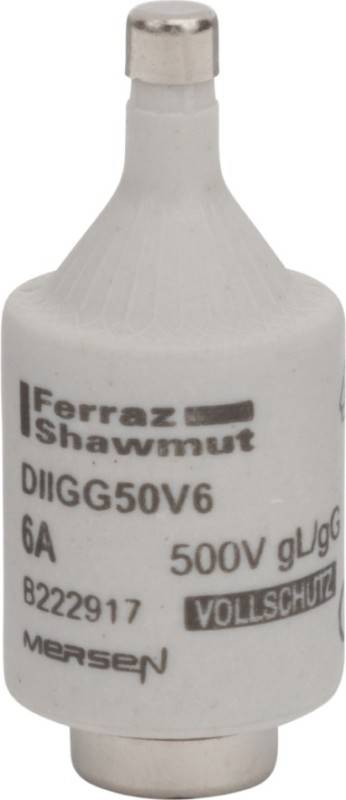 MERSEN - D-Sicherungseinsatz D II 6A grün DIIGG50V6-0