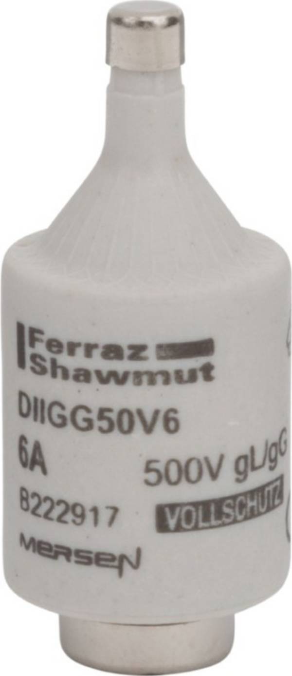 MERSEN - D-Sicherungseinsatz D II 6A grün DIIGG50V6