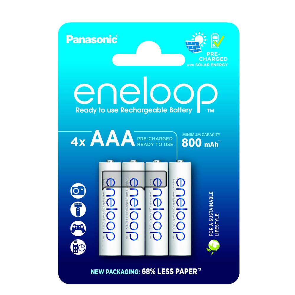 4x eneloop HR03 Micro (AAA)-Akku NiMH 800 mAh 1.2 V-4
