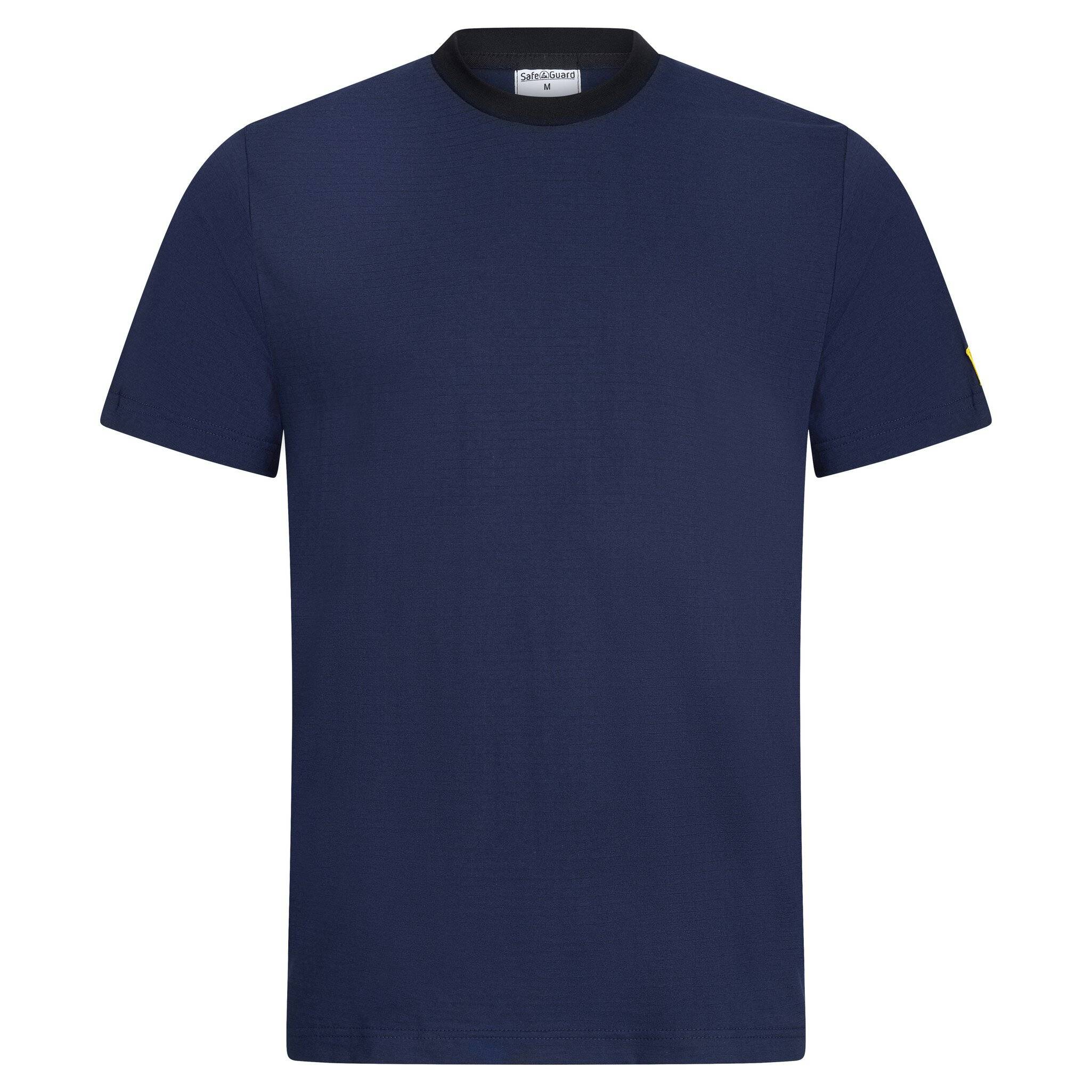 SafeGuard by Weidinger ESD-T-Shirt, rundhals, 150g/m², navyblau/schwarz, M-0