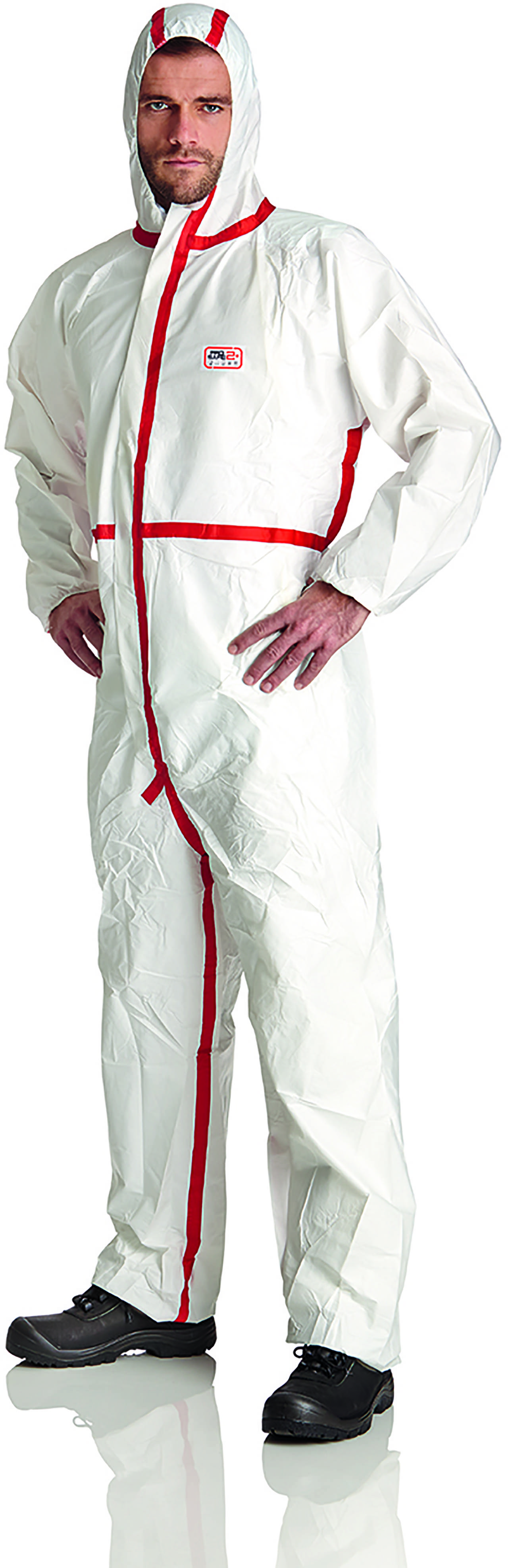 Schutzanzug ProSafe® 2+ PS2P-XL Größe XL Farbe weiß Ausführung ohne Füßlinge-0