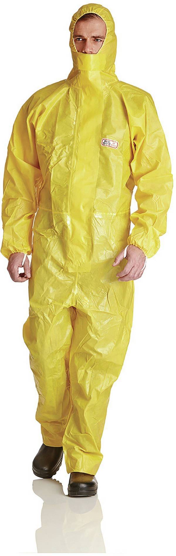 Schutzanzug ProSafe® XP3000 Overall PSXP-2XL Größe XXL Farbe gelb Ausführung ohne Füßlinge